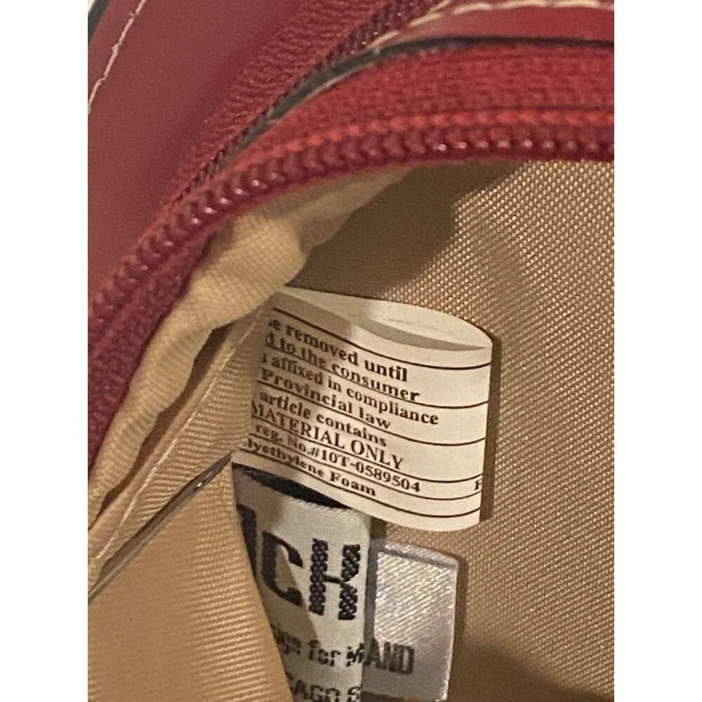 McKlein Glen Ellyn Red Leather 15